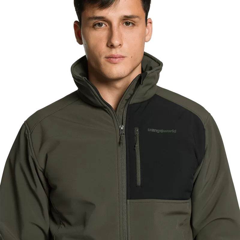 Trangoworld CHAQUETA PRADELLES VERDE OSCURO/NEGRO