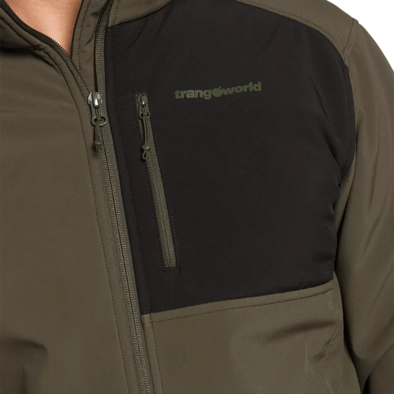 Trangoworld CHAQUETA PRADELLES VERDE OSCURO/NEGRO