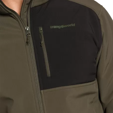 Trangoworld CHAQUETA PRADELLES VERDE OSCURO/NEGRO