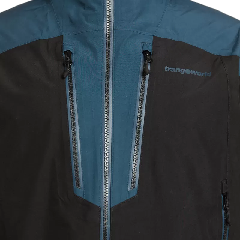 JAQUETA Trangoworld TOSOS PRETA/AZUL ESCURO