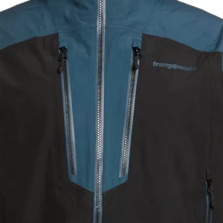 JAQUETA Trangoworld TOSOS PRETA/AZUL ESCURO