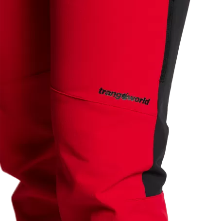 Trangoworld PANT. LARGO JORLAN V02 ROJO/NEGRO