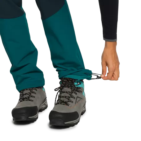 Calças compridas Trangoworld Dunai Extreme em verde/verde escuro