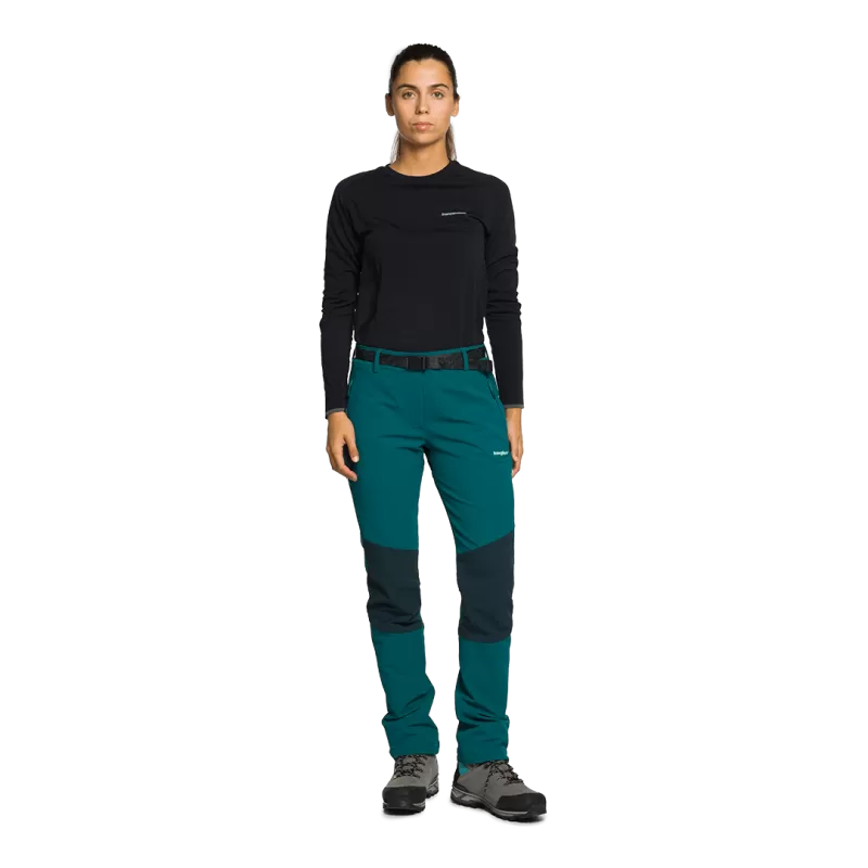 Calças compridas Trangoworld Dunai Extreme em verde/verde escuro