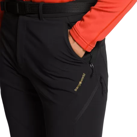 Calças compridas Trangoworld Ghent pretas