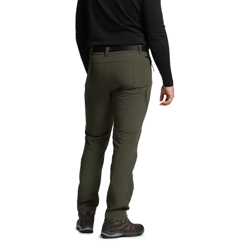 Calças compridas Trangoworld Ghent verde escuro