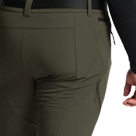 Calças compridas Trangoworld Ghent verde escuro