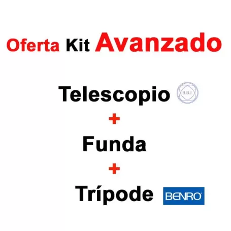 Kit - Telescópio BBI Navigator 20-75x100 + Estojo + Tripé Benro iSTUDIOHD1 - - BBI - KIT COMPLETO OFERTA DE Telescópio