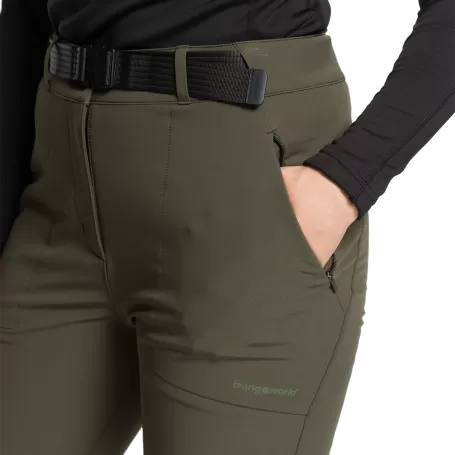 Calça comprida Trangoworld MAWSON verde escuro