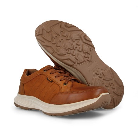 Paredes Sapatos casuais masculinos Arén castanho claro