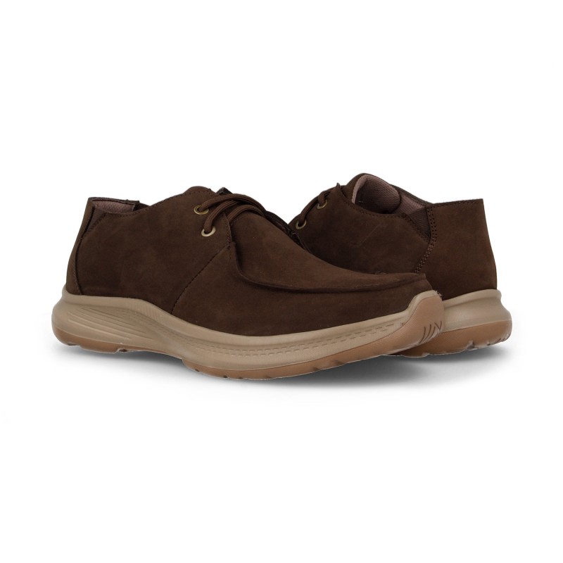 Tênis Casual Masculino Paredes Sinarcas Marrom Escuro
