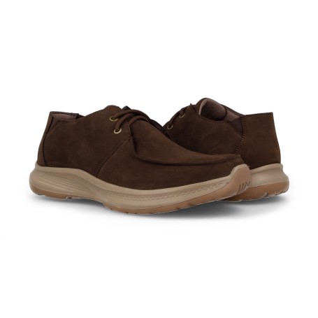 Tênis Casual Masculino Paredes Sinarcas Marrom Escuro