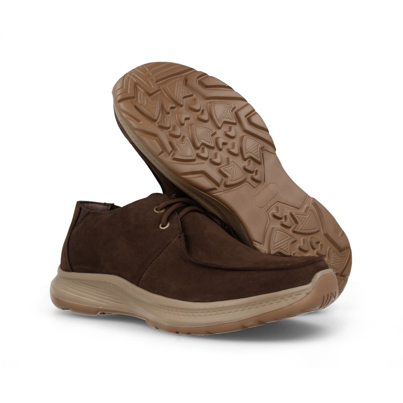 Tênis Casual Masculino Paredes Sinarcas Marrom Escuro