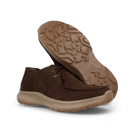 Tênis Casual Masculino Paredes Sinarcas Marrom Escuro