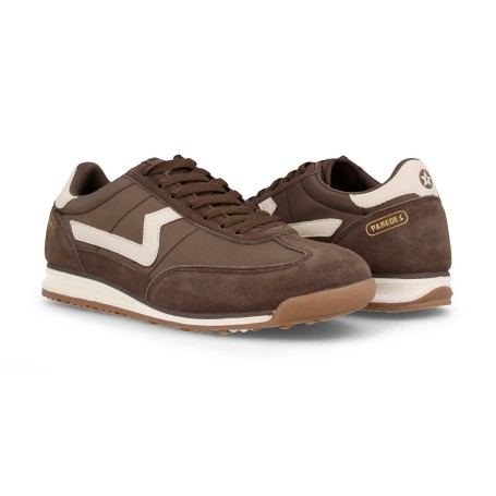 Paredes Zapatillas casual para hombre Gaibiel marrón oscuro