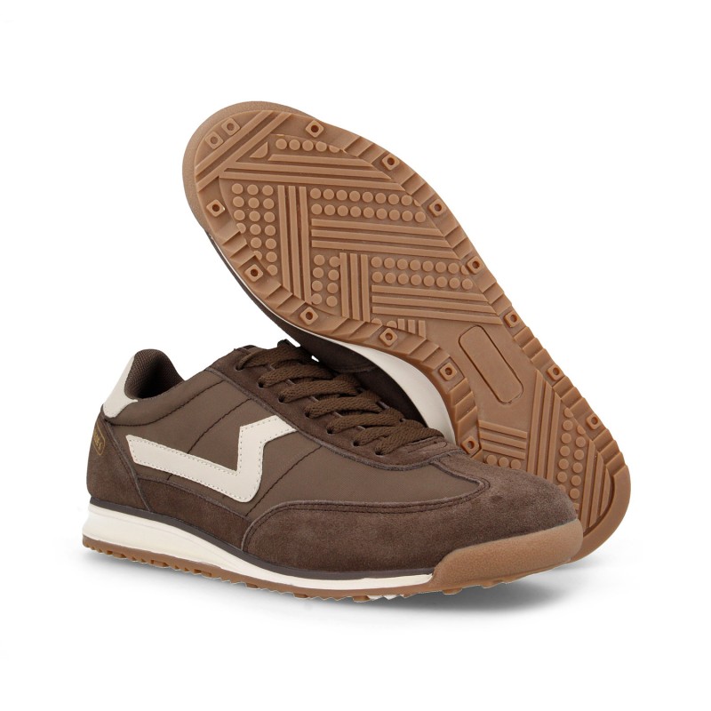 Paredes Zapatillas casual para hombre Gaibiel marrón oscuro
