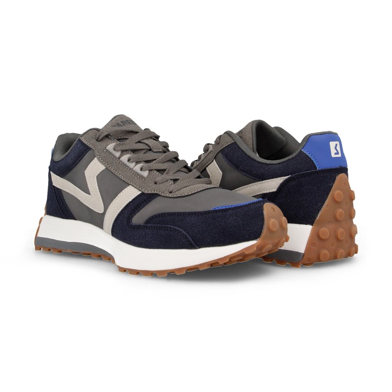 Paredes Zapatillas casual para hombre Fortaleny gris-azul