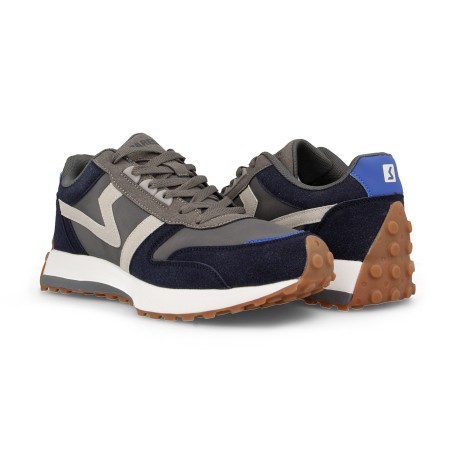 Paredes Zapatillas casual para hombre Fortaleny gris-azul