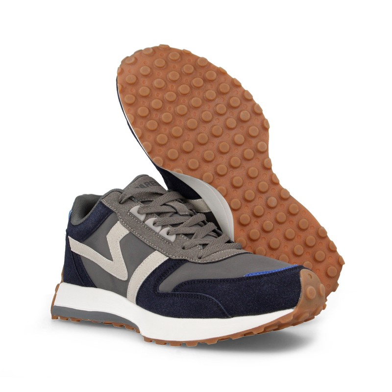 Paredes Zapatillas casual para hombre Fortaleny gris-azul