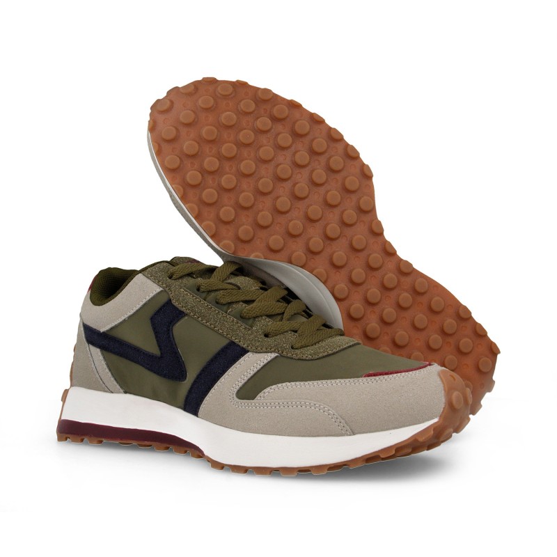 Paredes Zapatillas casual para hombre Fortaleny verde