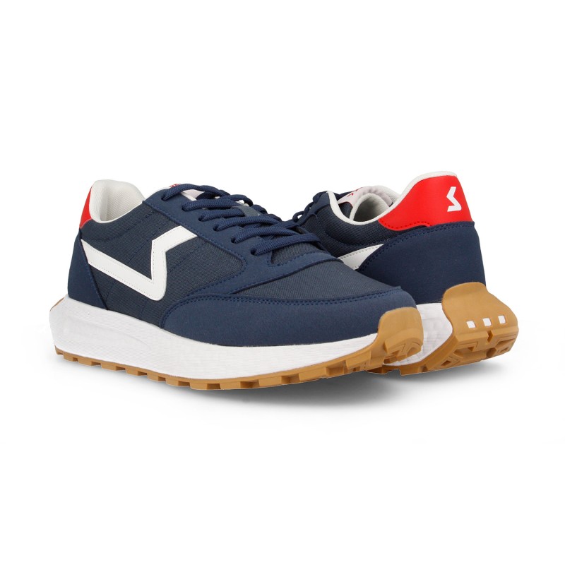 Tênis Casual Paredes Masculino Manises Azul Marinho