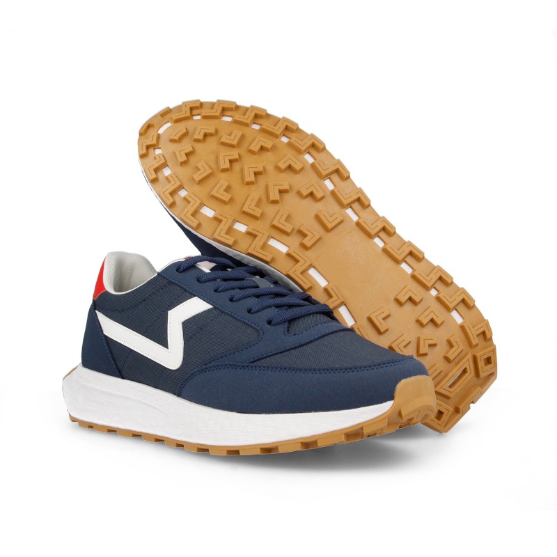 Tênis Casual Paredes Masculino Manises Azul Marinho