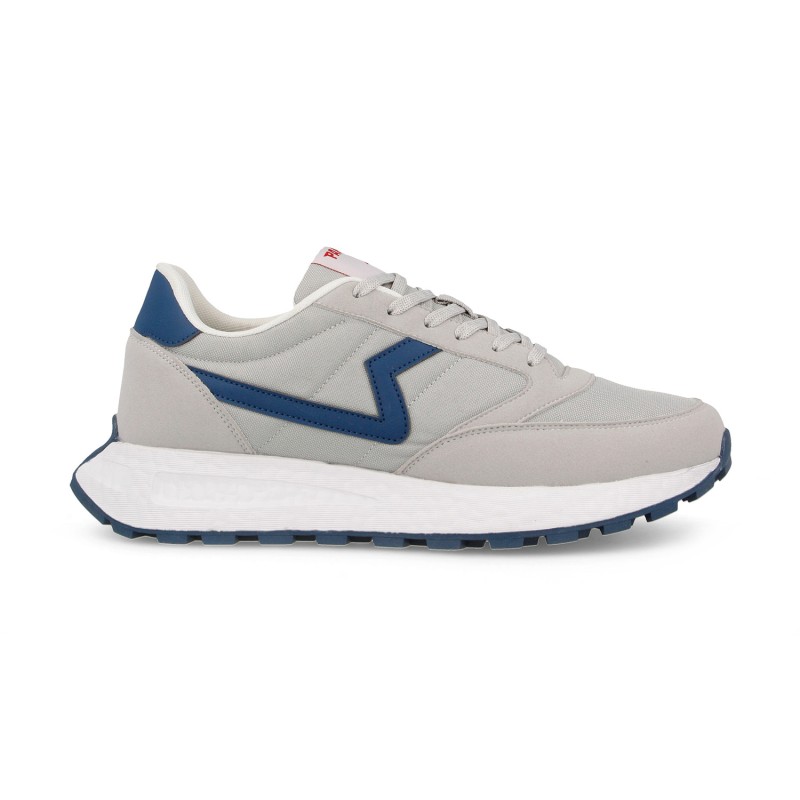 Tênis Casual Masculino Paredes Manises Cinza Cinza Tênis Casual Masculino Paredes Manises Cinza Cinza