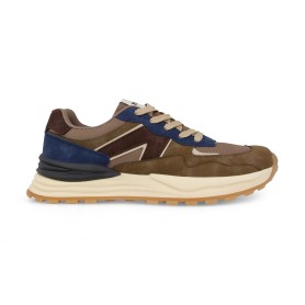 Paredes Zapatillas casual para hombre Pedralba marrón-azul Marrón