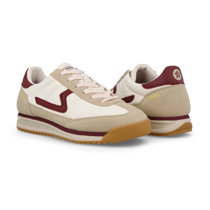 Tênis Casual Feminino Paredes Chelva Bege