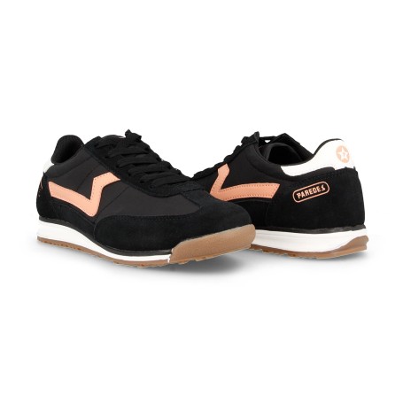 Tênis Casual Feminino Paredes Chelva Preto