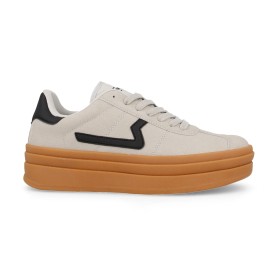 Tênis Casual Feminino Paredes Cotes Bege Bege