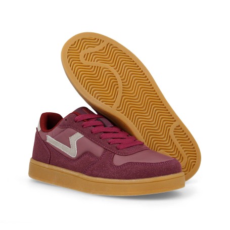 Tênis casual feminino Paredes em roxo, Cullera