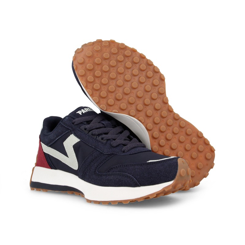 Tênis Casual Feminino Paredes Chiva Azul Marinho