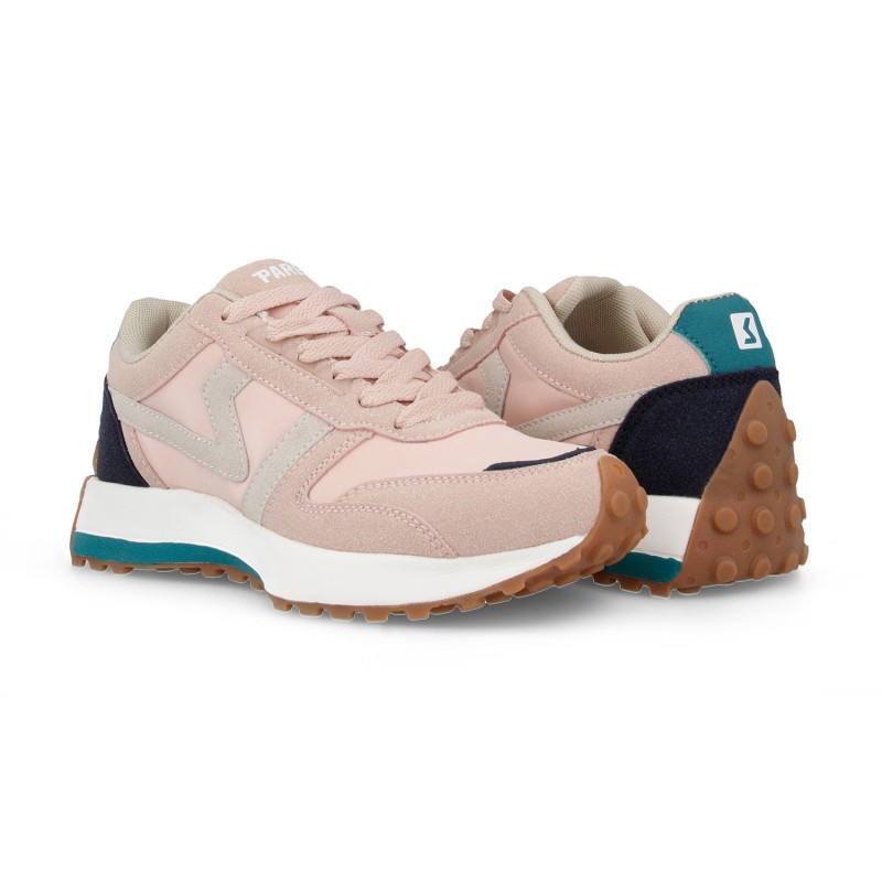 Tênis Casual Feminino Paredes Chiva Rosa