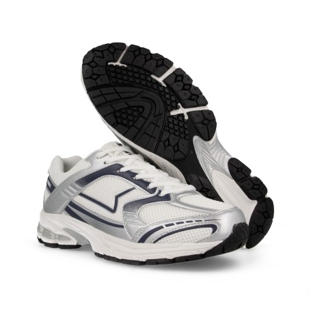 Tênis casual masculino Paredes Suflí branco e azul