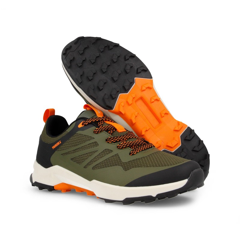 Sapatos de trekking masculinos Paredes Alborache cáqui