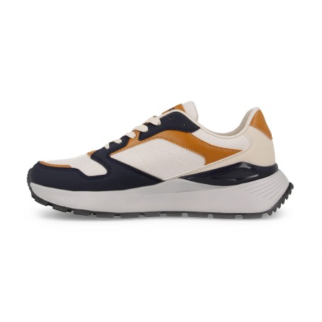 Tênis Casual Masculino Paredes Tavernes Branco-Azul
