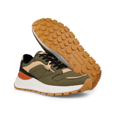 Tênis Casual Masculino Paredes Tavernes Verde