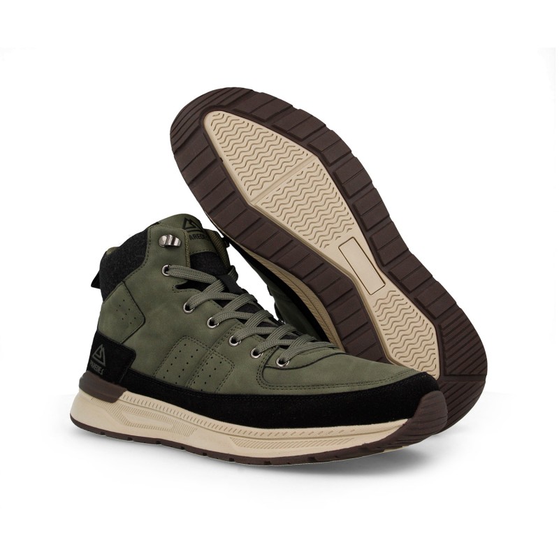 Paredes Botas de viaje casual para hombre Utiel kaki