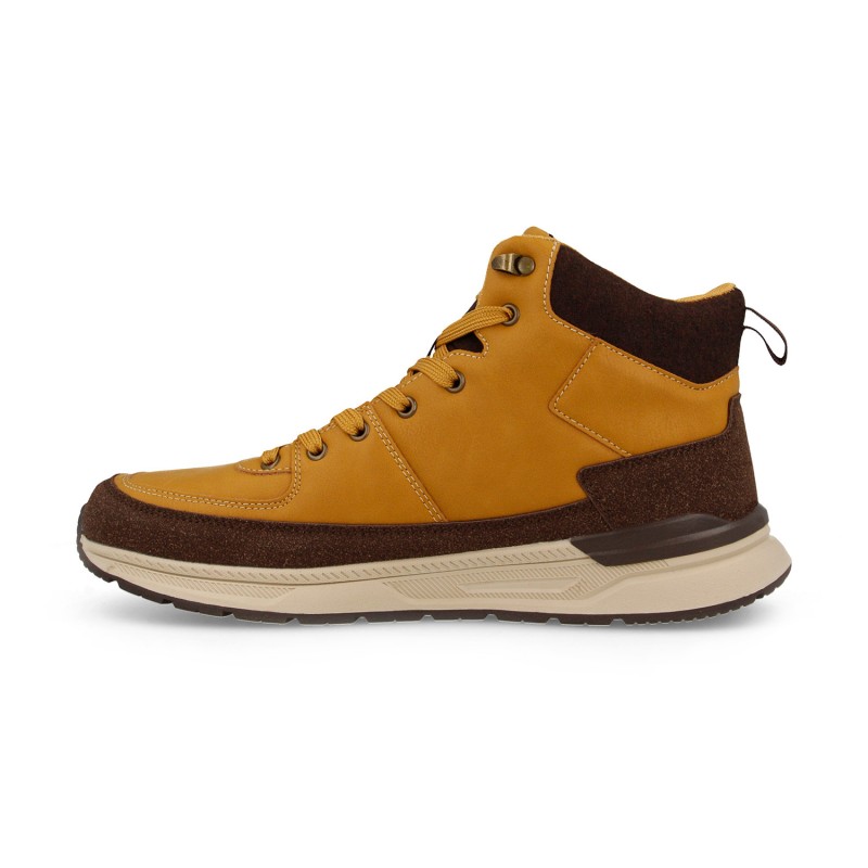 Paredes Botas de viaje casual para hombre Utiel mostaza