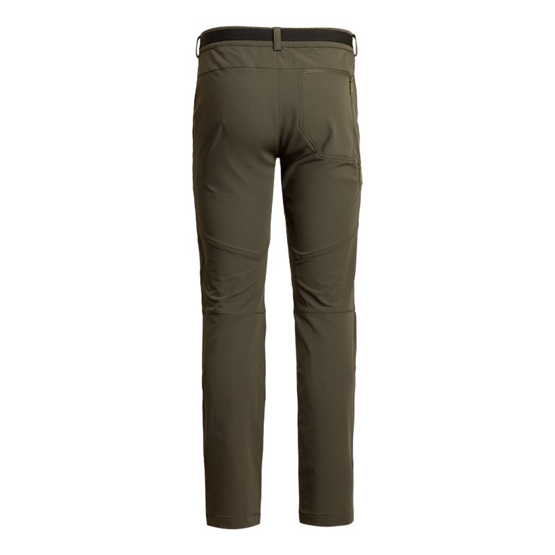 Trangoworld PANT. LARGO AGADIR VERDE OSCURO