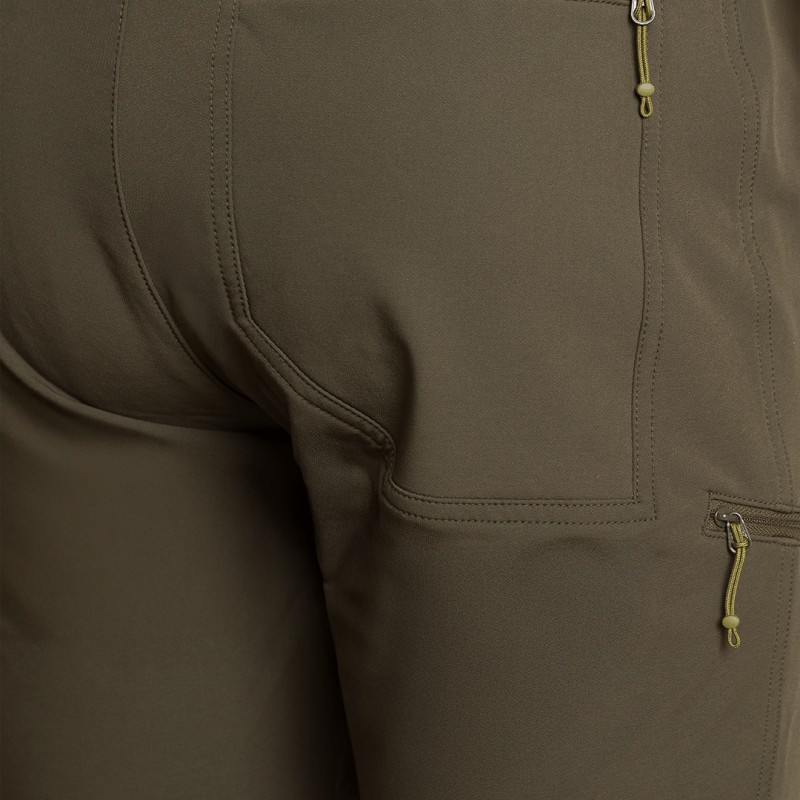 Trangoworld PANT. LARGO AGADIR VERDE OSCURO