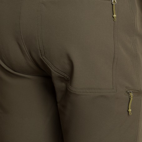 Trangoworld PANT. LARGO AGADIR VERDE OSCURO