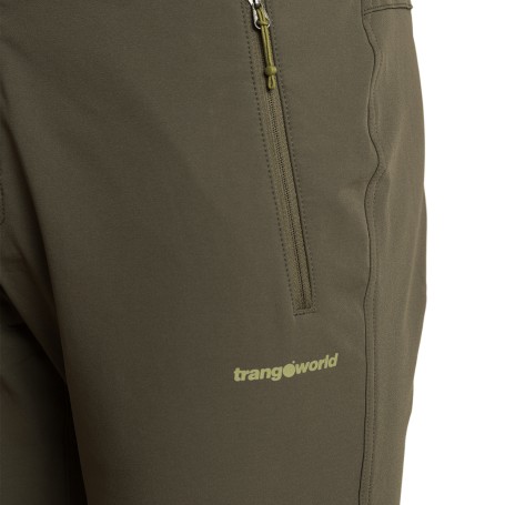 Trangoworld PANT. LARGO AGADIR VERDE OSCURO