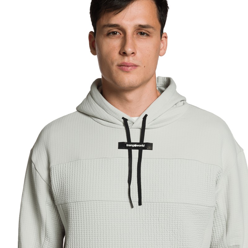 Moletom Trangoworld Barlu Cinza Claro