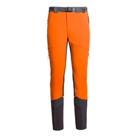 PANT. LARGO SCIORA GRIS/NARANJA