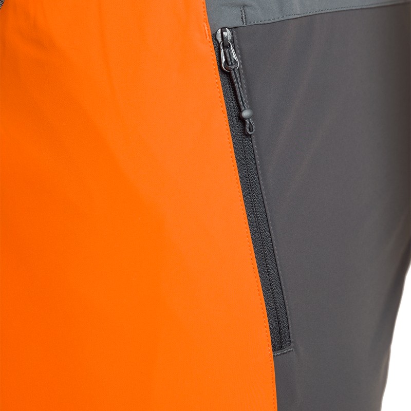 Calça comprida Trangoworld SCIORA cinza/laranja