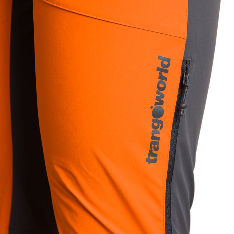 Calça comprida Trangoworld SCIORA cinza/laranja