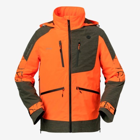 CHIRUCA CHAQUETA ISIS CH+ HI VIS MEMBRANA IMPERMEABLE VERDE / NARANJA