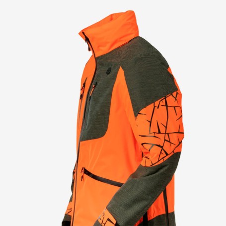 CHIRUCA CHAQUETA ISIS CH+ HI VIS MEMBRANA IMPERMEABLE VERDE / NARANJA